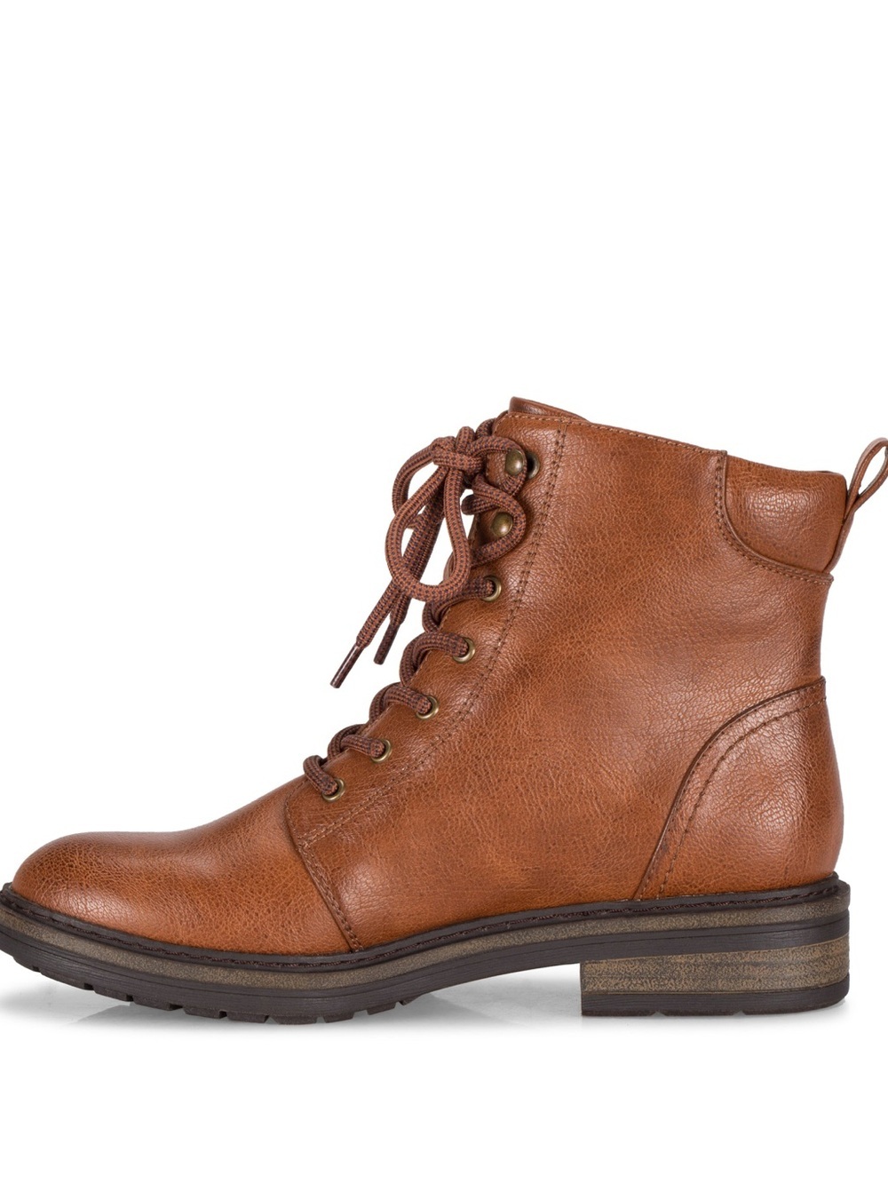 BareTraps Cognac Lace-Up Ankle Boot Size 9.5 - Picture 2 of 16